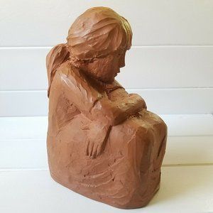 Lerma Spain - Femme Pensive / Lady in Thought - Terra Cotta ...